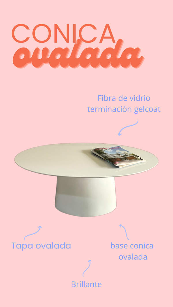 Producto - Mesita Conica Oval