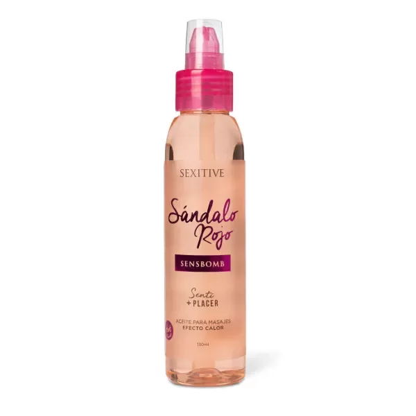Producto - Aceite para masajes SensBomb efecto calor SANDALO