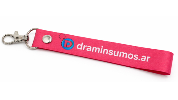 Producto - Llavero Lanyard Cinta Corto Personalizado impresión Digital Mosq Zamak Gatillo