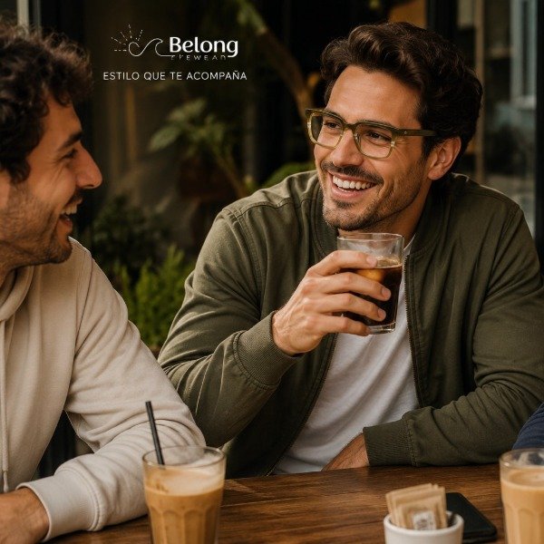 Producto - Armazón BELONG 485 oliva/miel