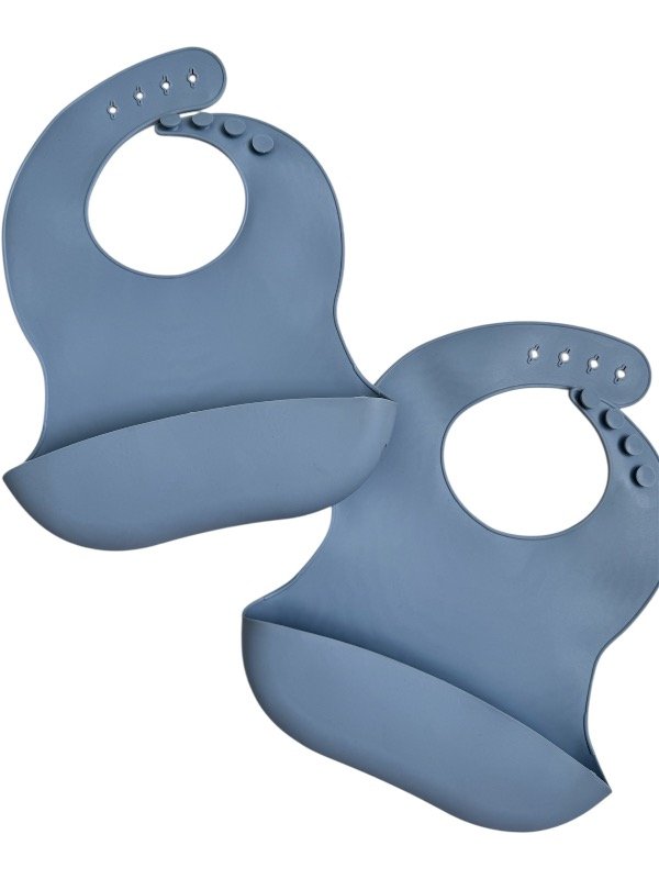 Producto - Babero silicona gris