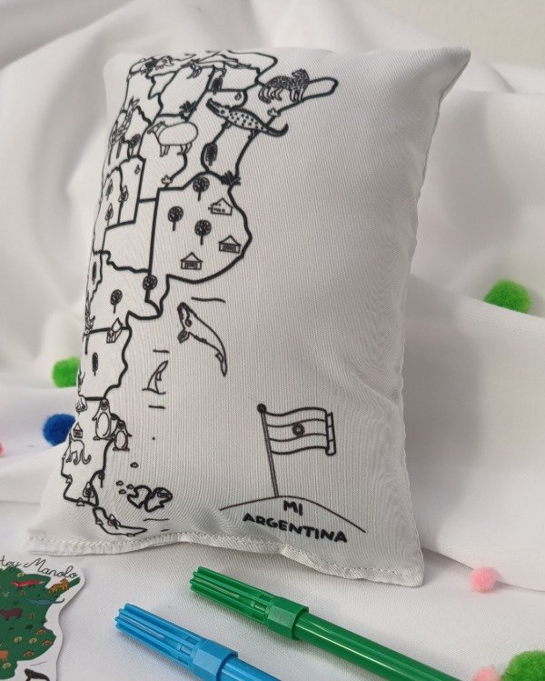 Producto - Almohadóncito para colorear y lavar