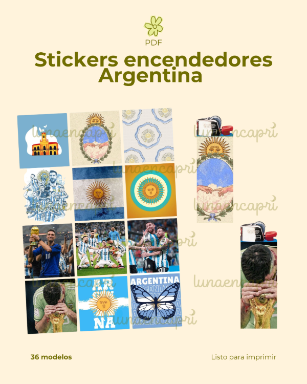 Producto - PDF - Stickers para encendedores ARG