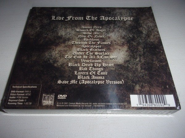 Producto - CD DVD LACUNA COIL LIVE FROM THE APOCALYPSE NUEVO EUROPEO L50 - 1