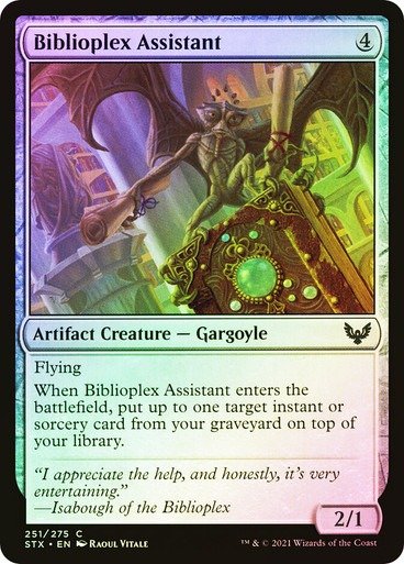 Producto - Biblioplex Assistant Foil  Strixhaven: School of Mages