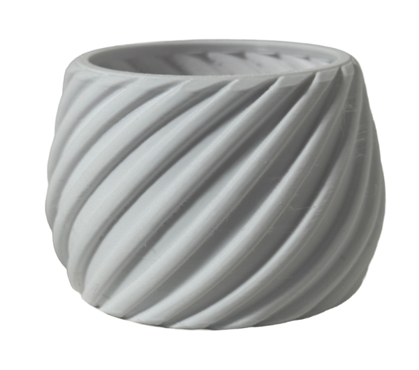 Producto - Maceta Decorativa Texturada - Diseño Minimalista