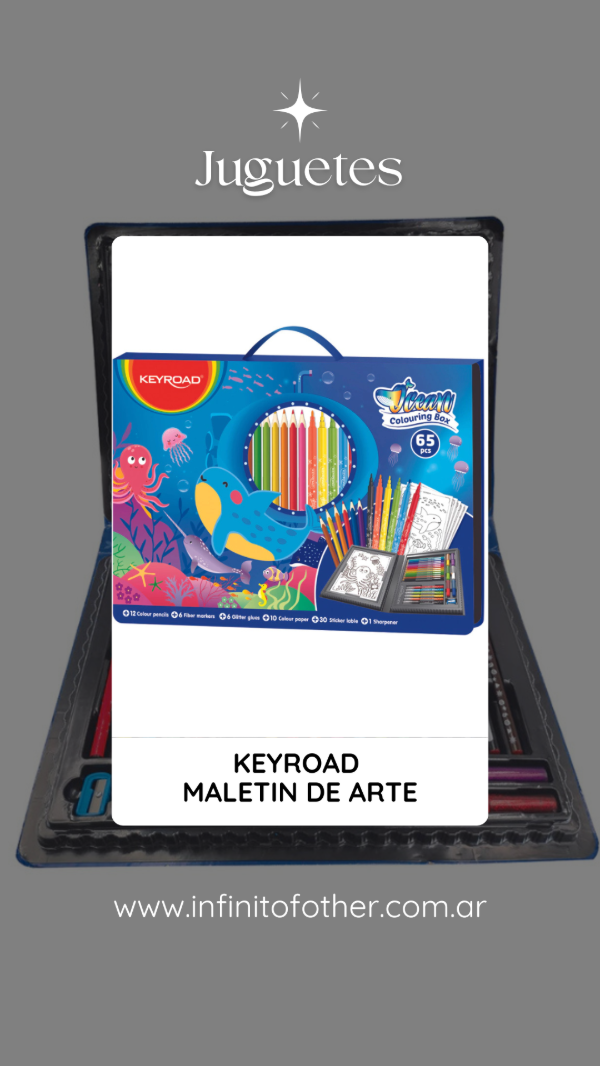 Producto - MALETIN DE ARTE KEYROAD OCEANO