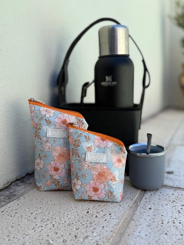 Producto - Yerbera y Azucarera - Flores pastel