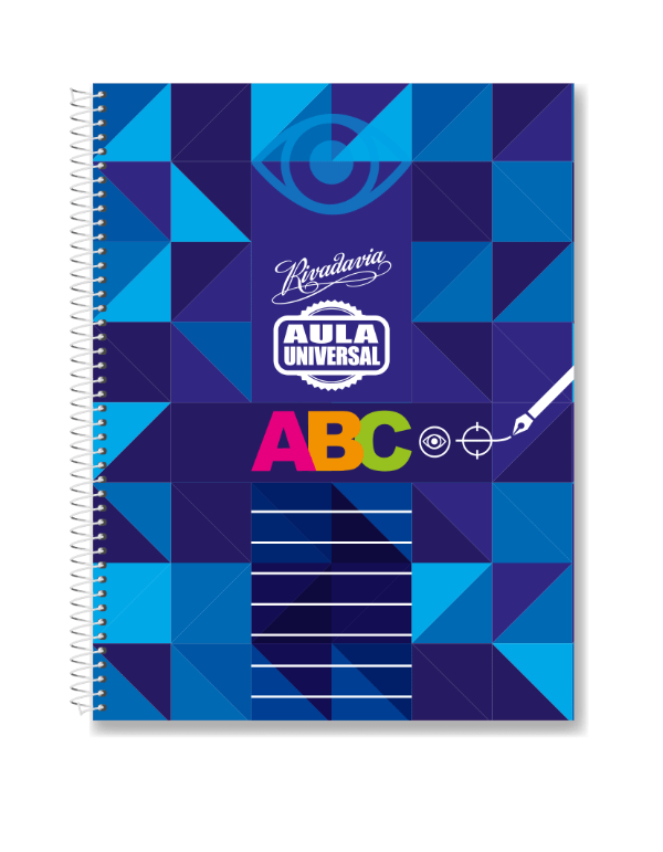 Producto - CUADERNO RIVADAVIA ABC AULA UNIVERSAL 21x27 60H Rayado