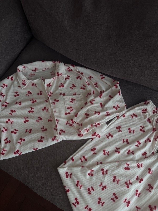 Producto - Pijama Camisero morley cerezas