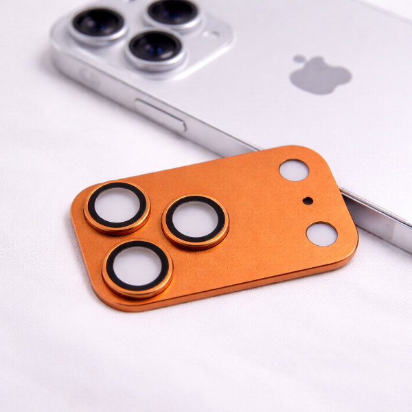 Producto - Protector de camara completo color naranja liso