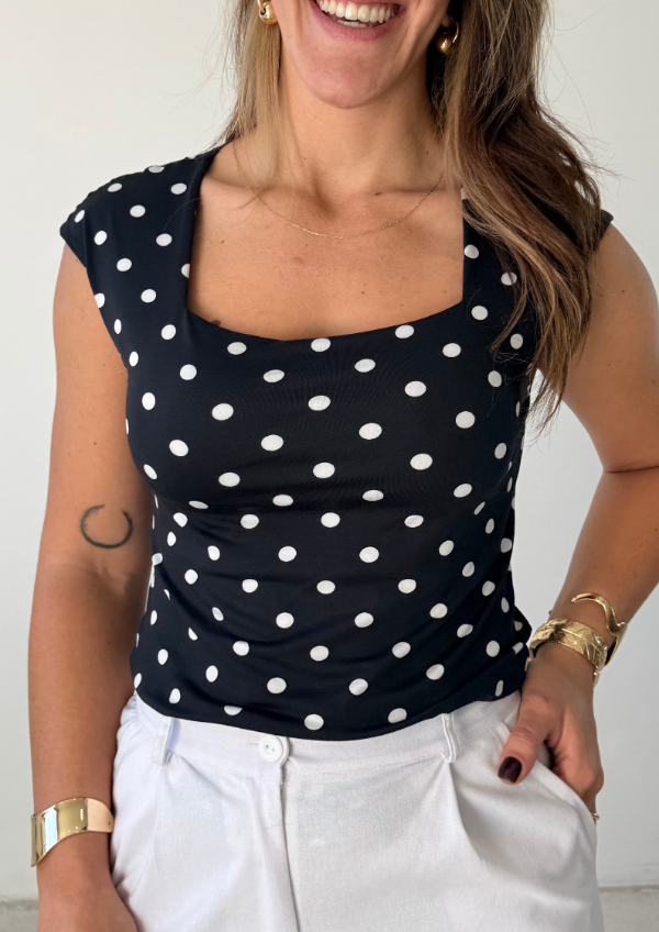 Producto - Remera PERLA - Negro/Blanco - 2