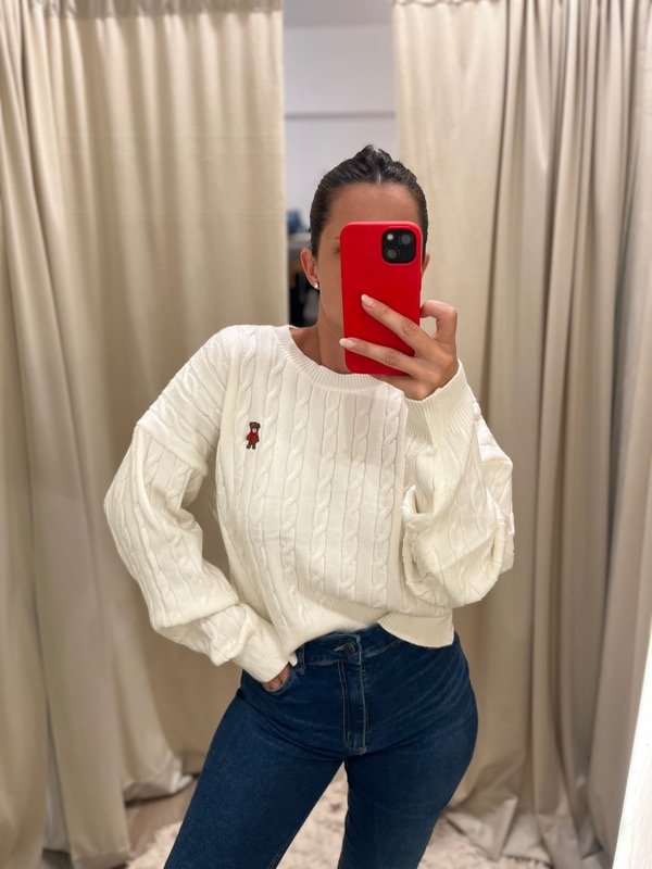 Producto - Sweater trenzado bordado - 0
