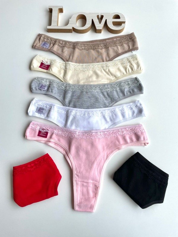 Producto - Colaless con Puntilla de algodón Dulce Limón - COD 3427