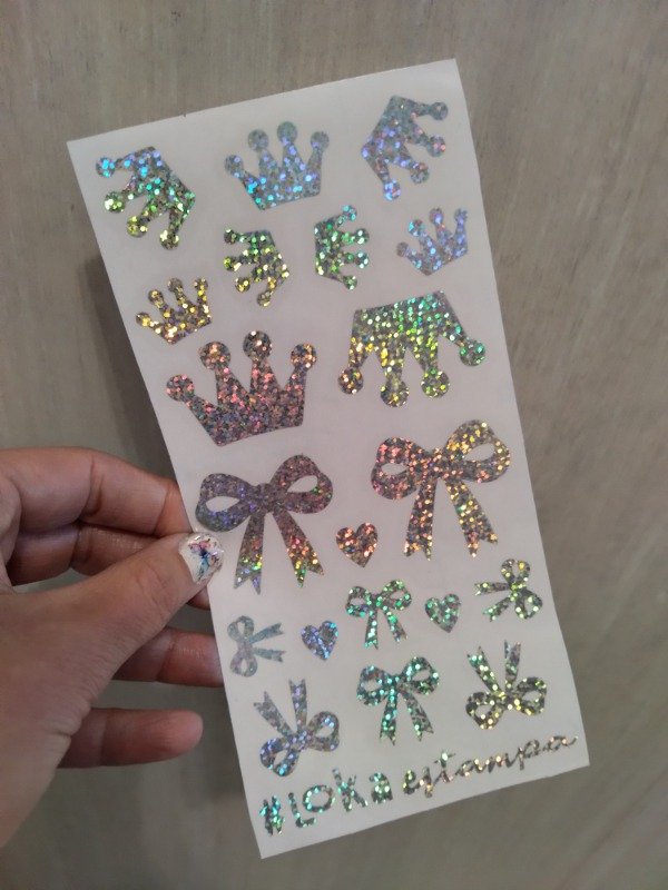 Producto - Vinilos de Corte 10x20cm HG Coronas y Moños