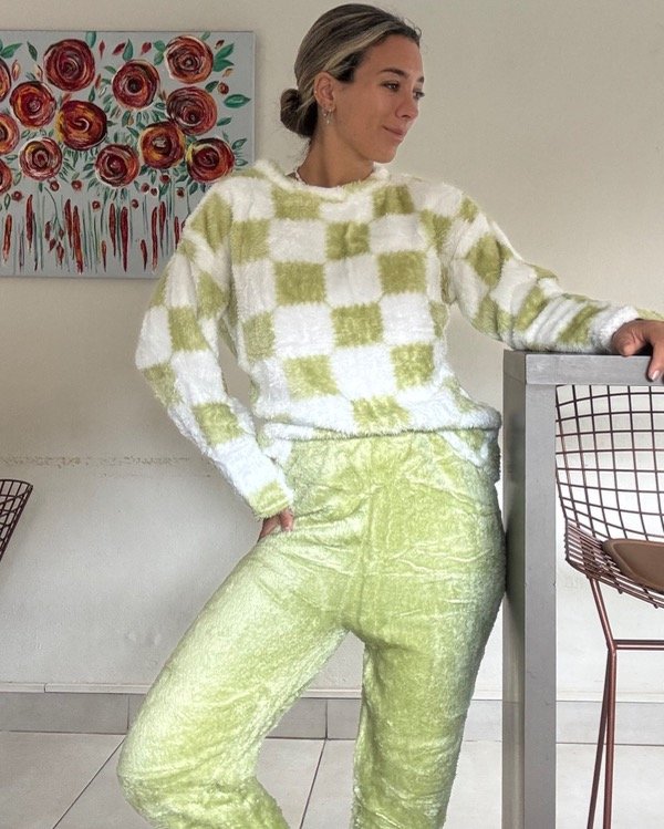 Producto - Conjunto pijama cuadritos