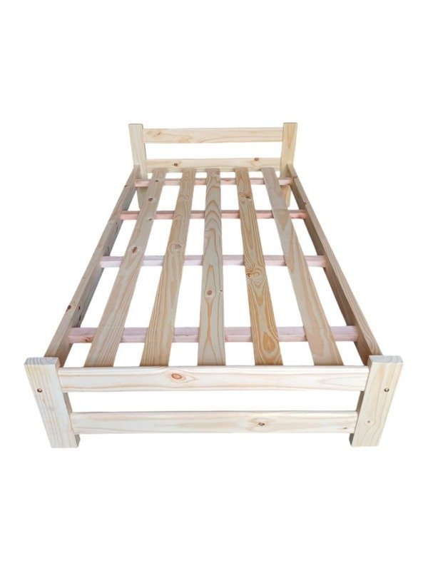 Producto - Cama Eco Maciza 1 Plaza 1/2