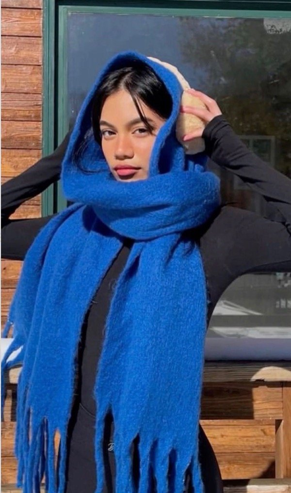 Producto - Bufandon Nube Azul