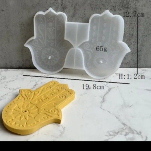 Producto - Molde porta sahumerio bm2365 mano de Fátima