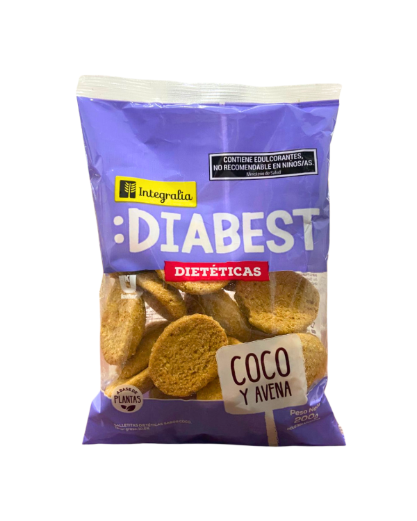 Producto - GALLETITAS SIN AZÚCAR SABOR COCO DIABEST 200G