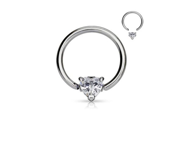 Producto - Clicker bcr corazón crystal engarzado
