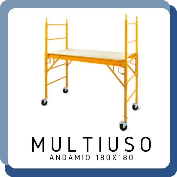 Producto - ALQUILER ANDAMIO MULTIUSO 180CM X 180CM CON RUEDAS S/ BARANDA HASTA 3 DIAS
