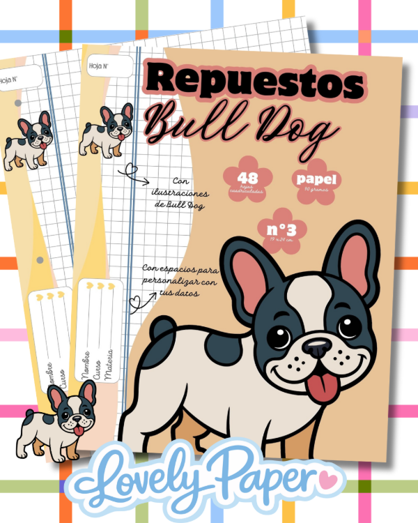 Producto - REPUESTO HOJAS N3 BULLDOG X48