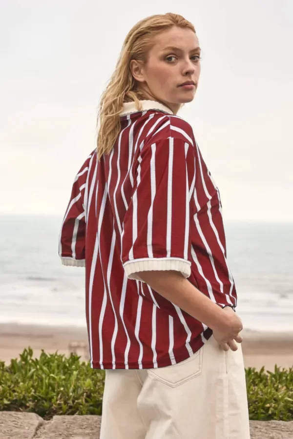 Producto - CAMISETA STRIPES BORDO - BMBPRJCT - 8