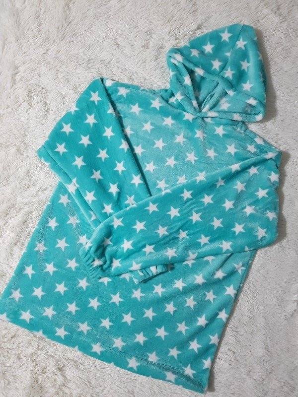 Producto - Maxi Buzo Polar Soft Estrellas Aqua