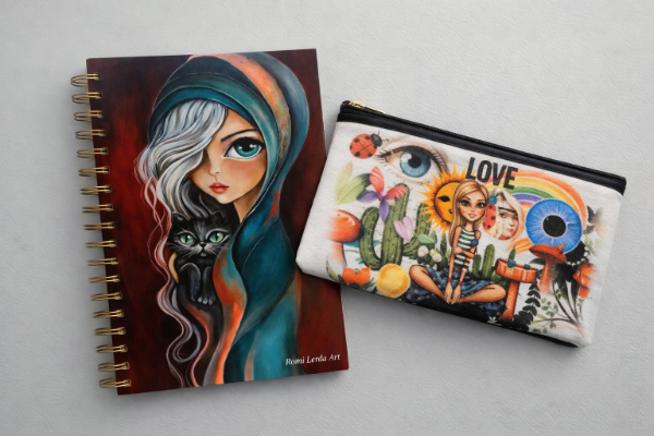 Producto - CUADERNO A5 Cat (rayado) + cartuchera (preventa)