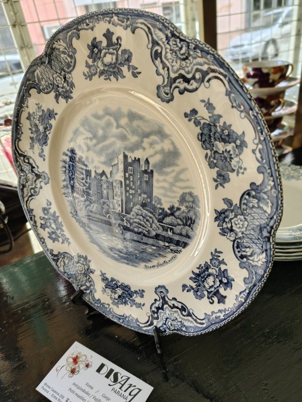 Producto - PLATO AZUL DECO CASTILLOS 25 - 2