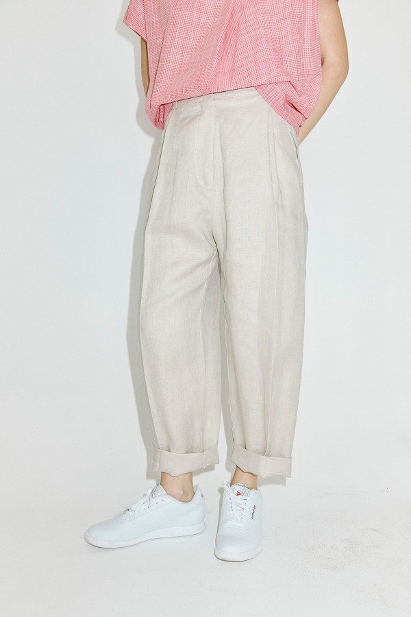 Producto - Pantalón Pinzas Elástico Lino SS27-MPPL - 6