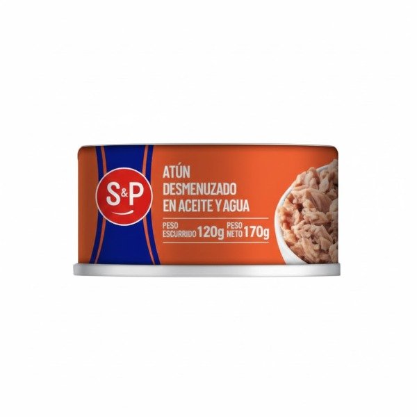 Producto - Atún Desmenuzado SyP en Aceite y Agua 170g