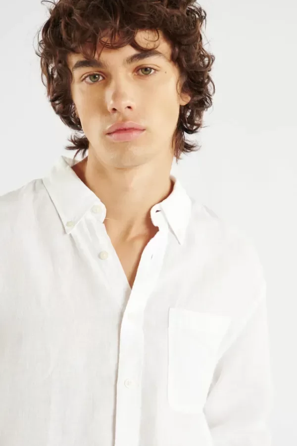 Producto - Camisa Santorini Lino Ml Bensimon Blanco - 2