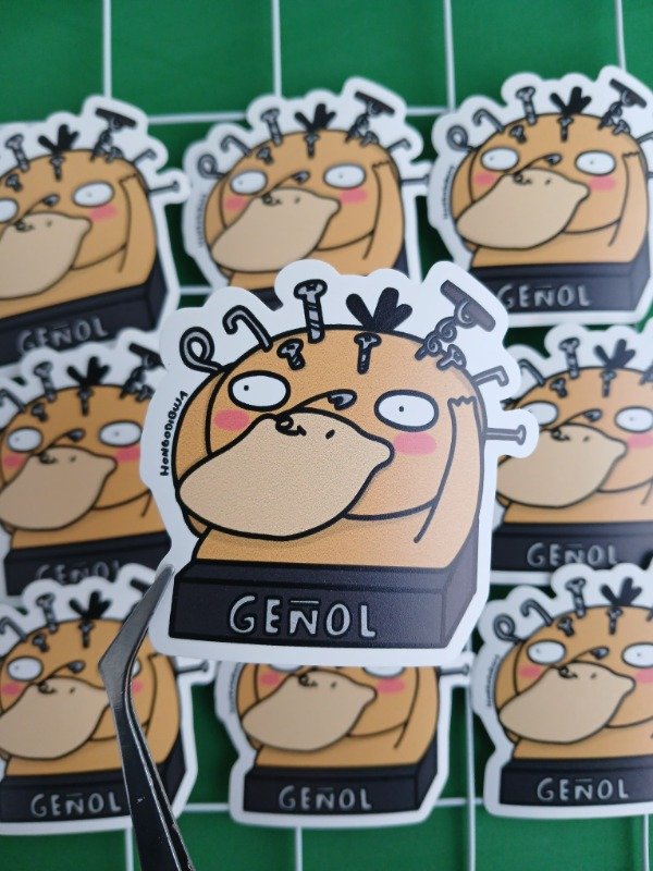 Producto - Sticker Psyducl Geniol