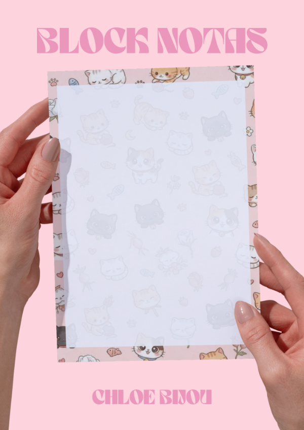Producto - Block notas A5 Gatitos - 1