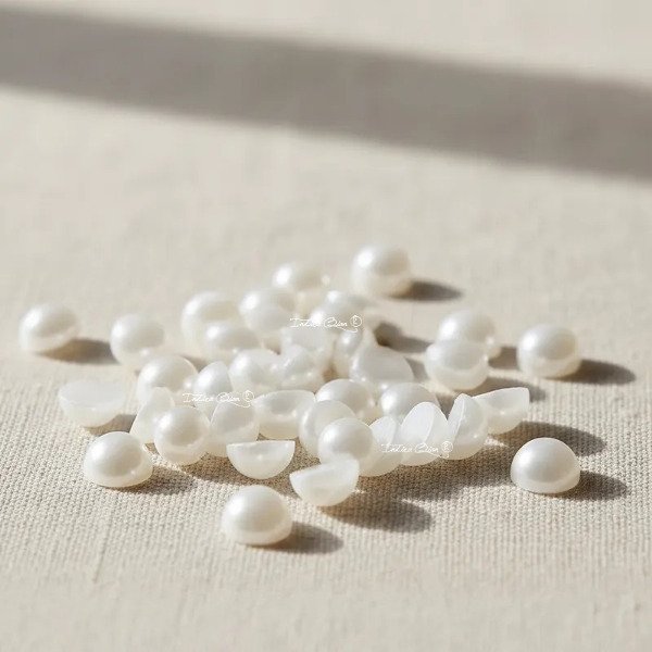 Producto - Media Perla 8 mm Blanco