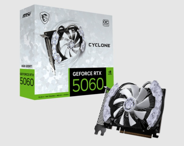 Producto - Placa Pci-E 8gb Nvidia GeForce RTX 5060 -ddr7 -128 bits -1x hdmi 2.1/3x display