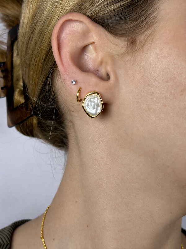 Producto - AROS CON PERLA IRREGULAR 2371
