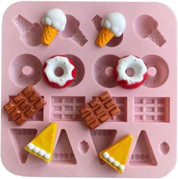 Producto - Molde silicona chocolatines, helados, donas y tartas - 1