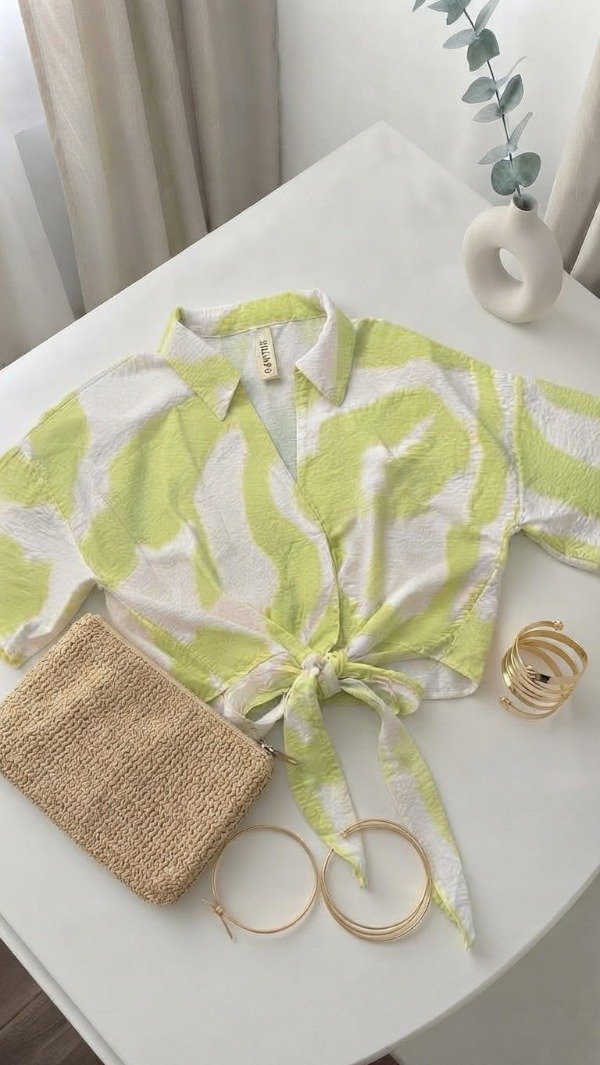 Producto - BLUSA MOÑO LIMA - 1