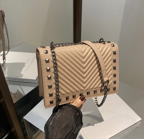 Producto - Mini bag cadena nude