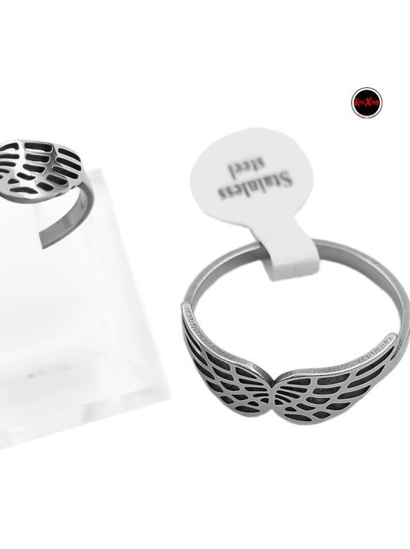 Producto - Anillo alas ACERO QUIRÚRGICO