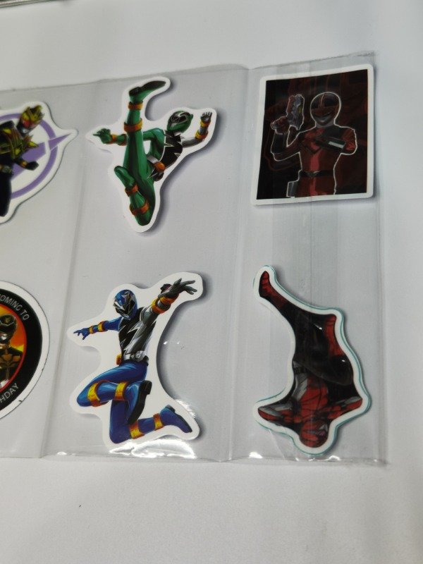 Producto - Pack Stickers / Power Rangers Lote N6 5 cm - 2