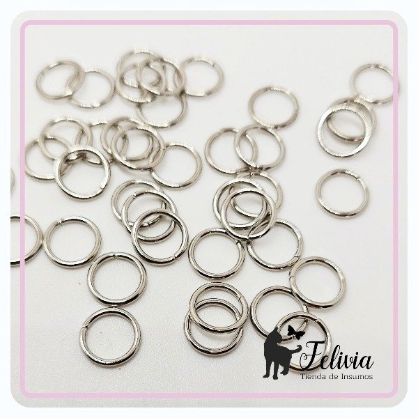 Producto - Argolla de unión niquel 1.2 x 10mm x 20 gr.