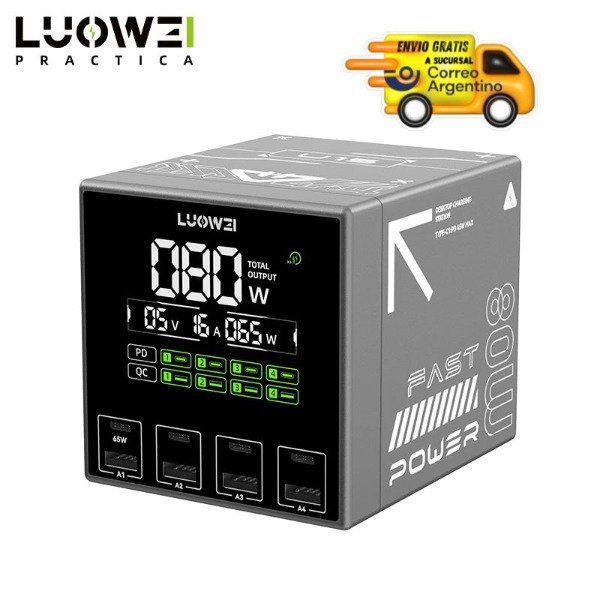 Producto - Cargador Multipuertos Luowei LW-U1S 8 puertos