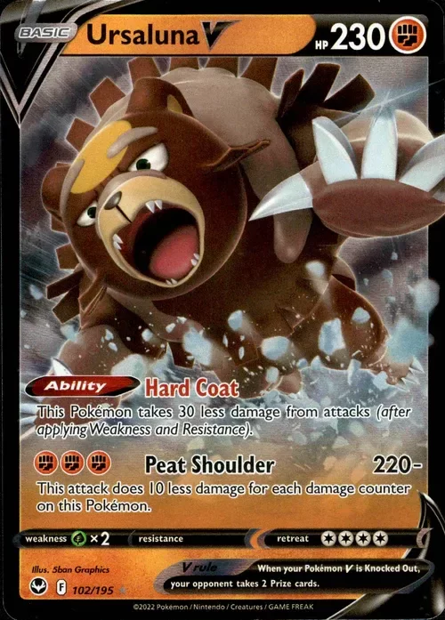 Producto - Ursaluna V - 102/195 - Silver Tempest - Holo