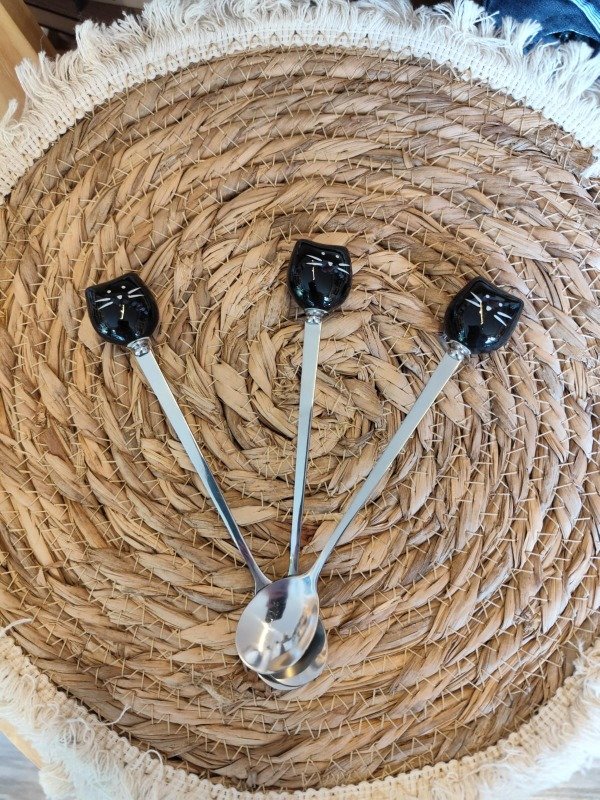 Producto - Cuchara gatito black