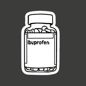 Producto - Pastillero, ibuprofeno 21