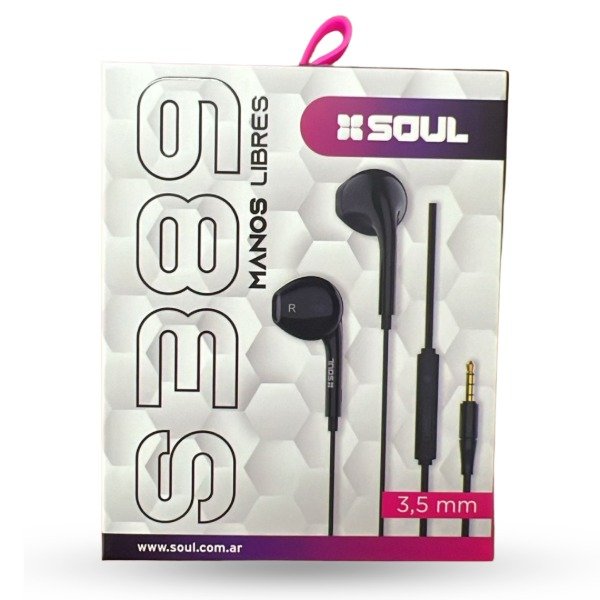 Producto - Auricular negro 3.5 mm S389NE